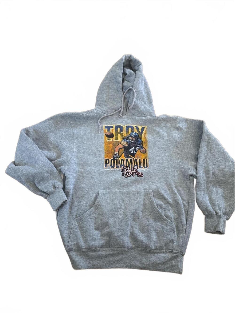 2009 Troy Polamalu NFL Pittsburgh Steelers hoodie size small